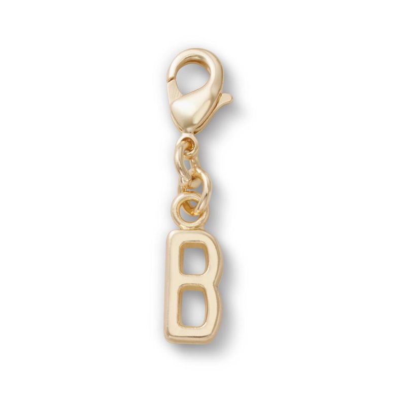Jibbitz™ Pingente Letra B Dourada UNICO