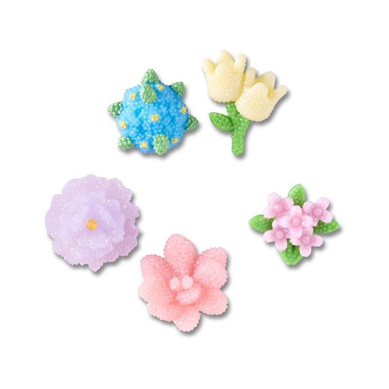 Flores de Miçangas Pack Com 5 Peças - imagem 1