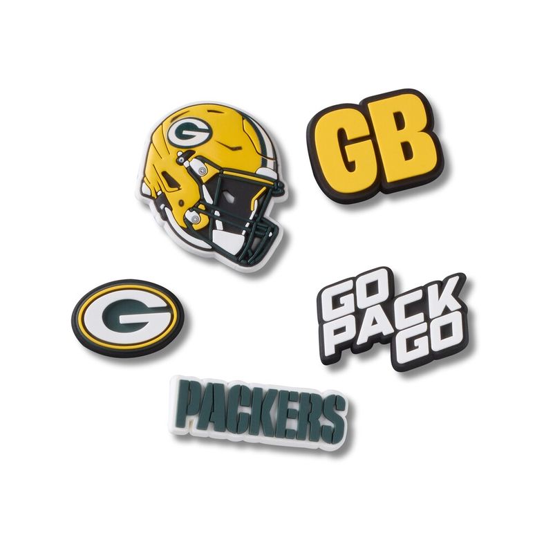 Jibbitz™ NFL Green Bay Packers Pack Com 5 Peças UNICO