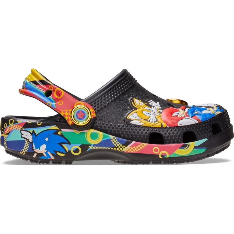 Sandália Crocs Sonic Multi Print Classic Clog Juvenil MULTI