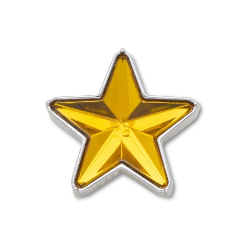 Jibbitz™ Estrela de Jóias SMT Laranja e Prata UNICO - imagem 1