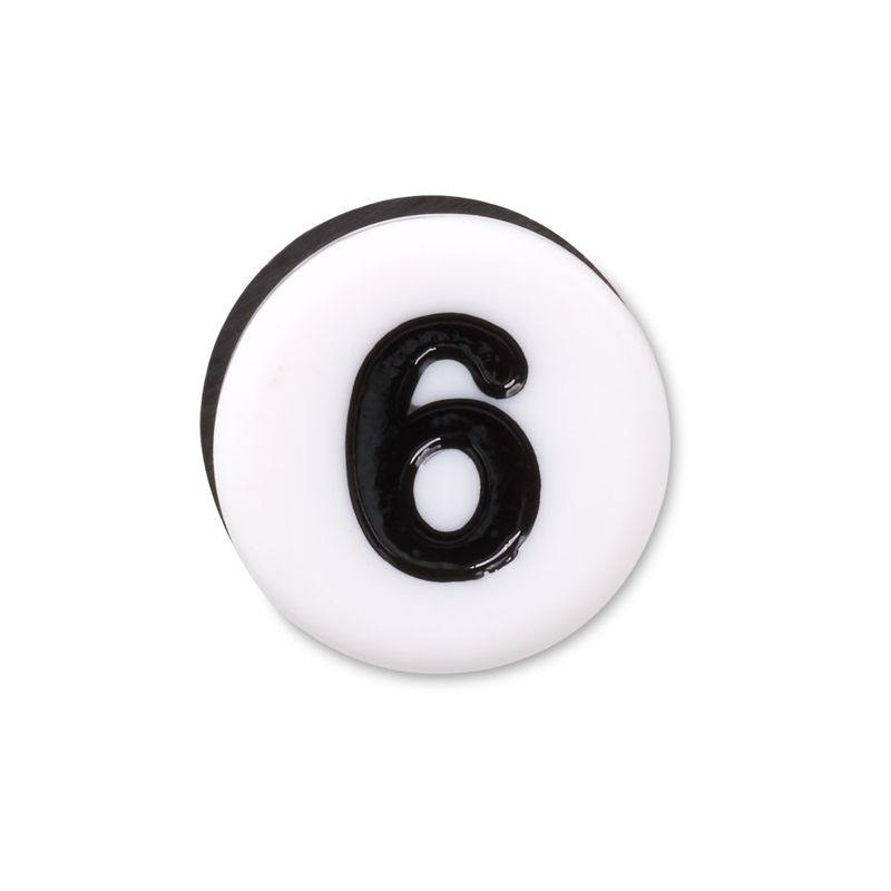 Jibbitz™ Número 6 Pequeno UNICO