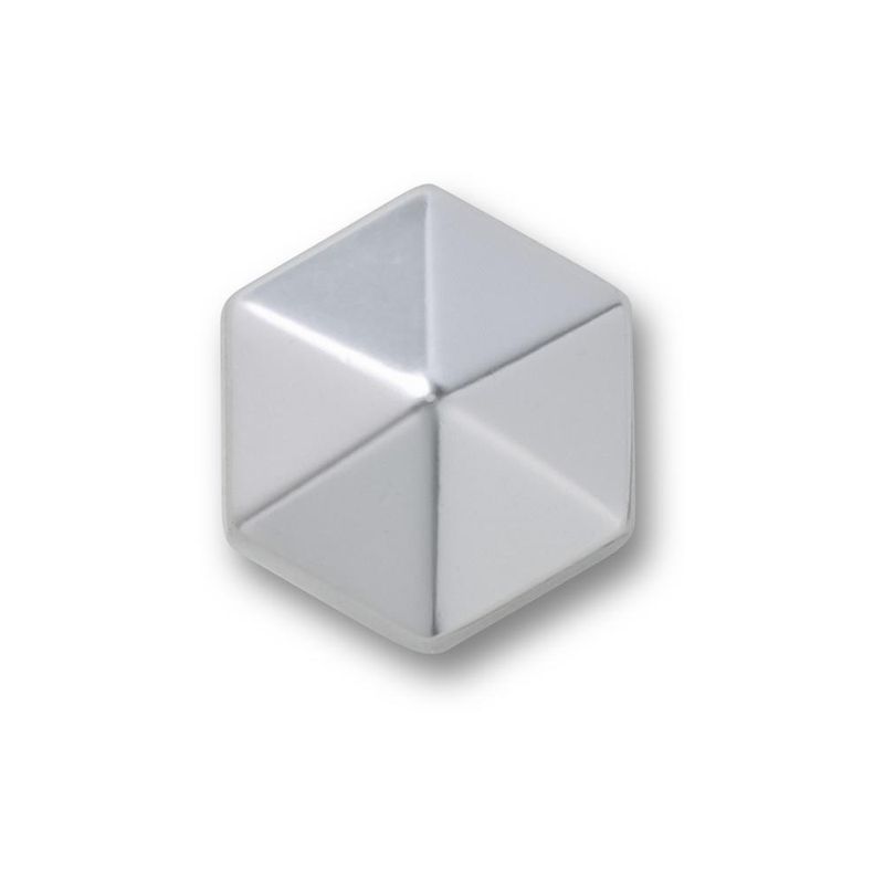 Jibbitz™ Hexágono de Prata UNICO - imagem 1